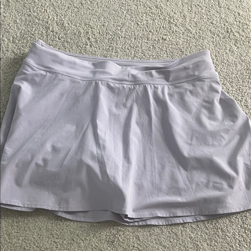 lululemon athletica lavender performance skort